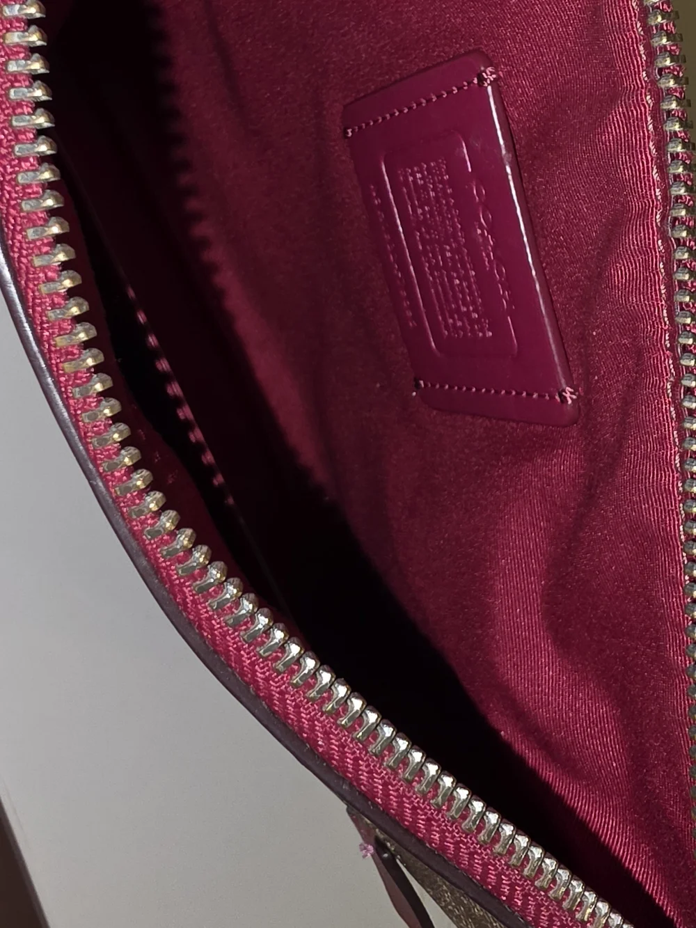 Coach Pouch In Signature Canvas
